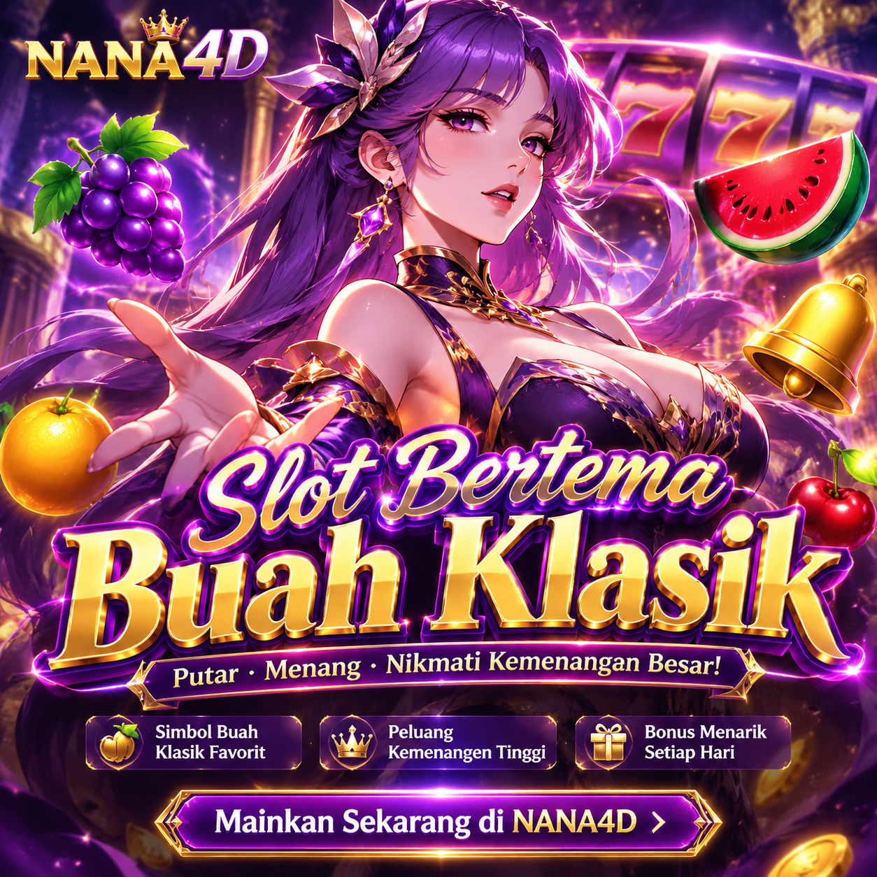 slot bertema buah clasic