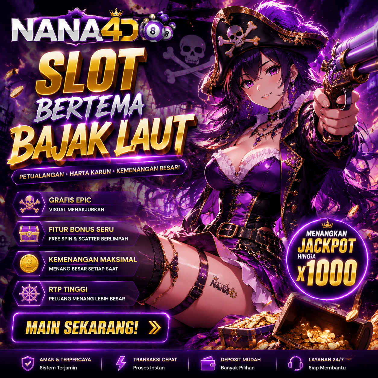 Slot Bertema Bajak Laut
